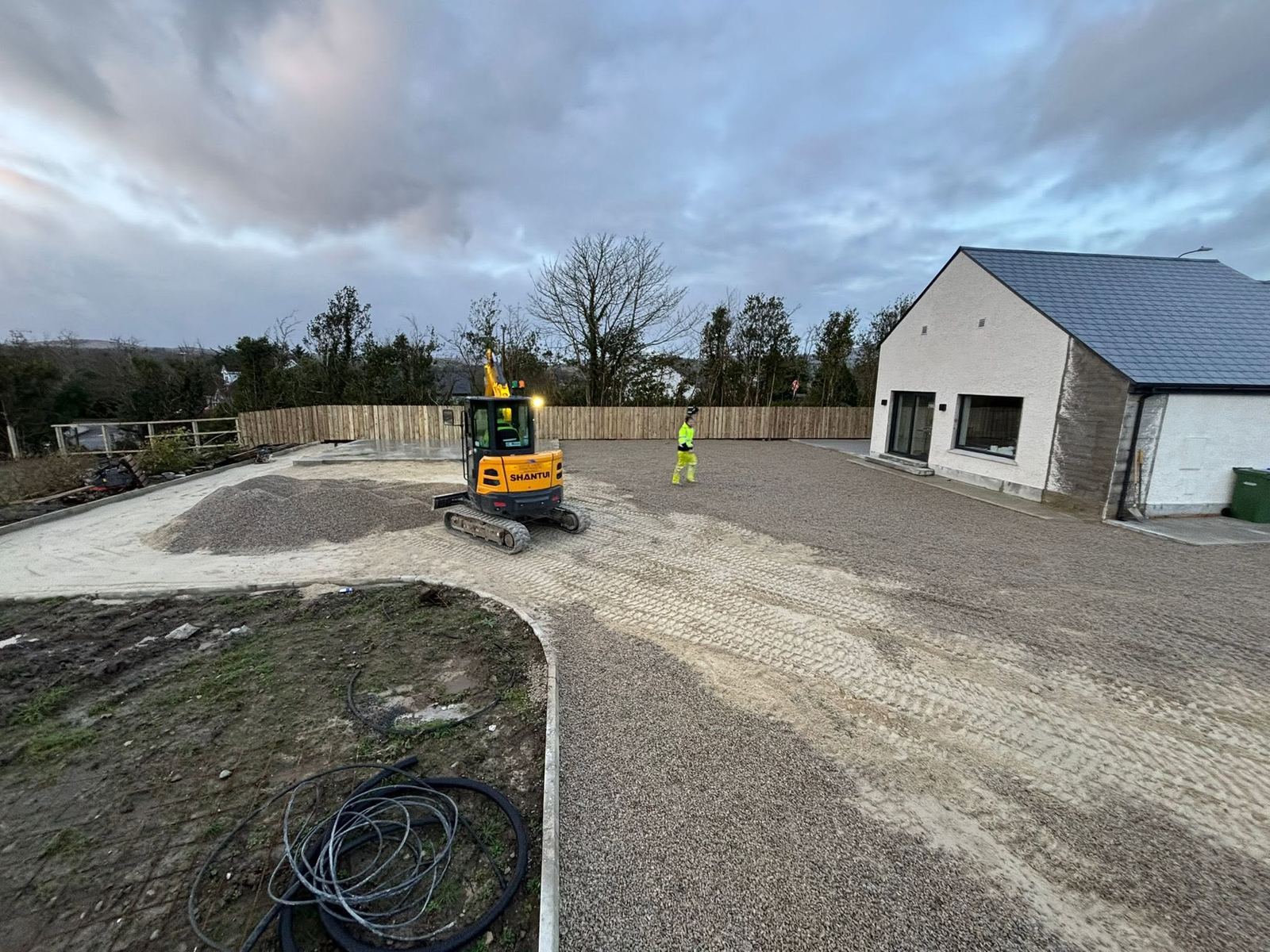 Site preparation groundworks