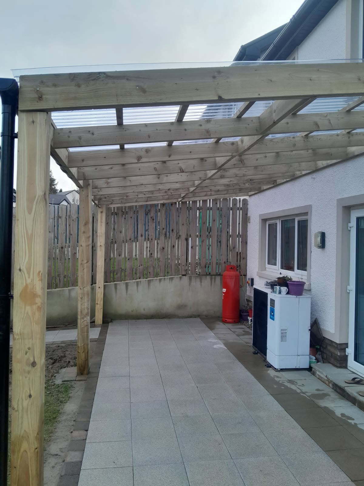 Pergola and outdoor living space