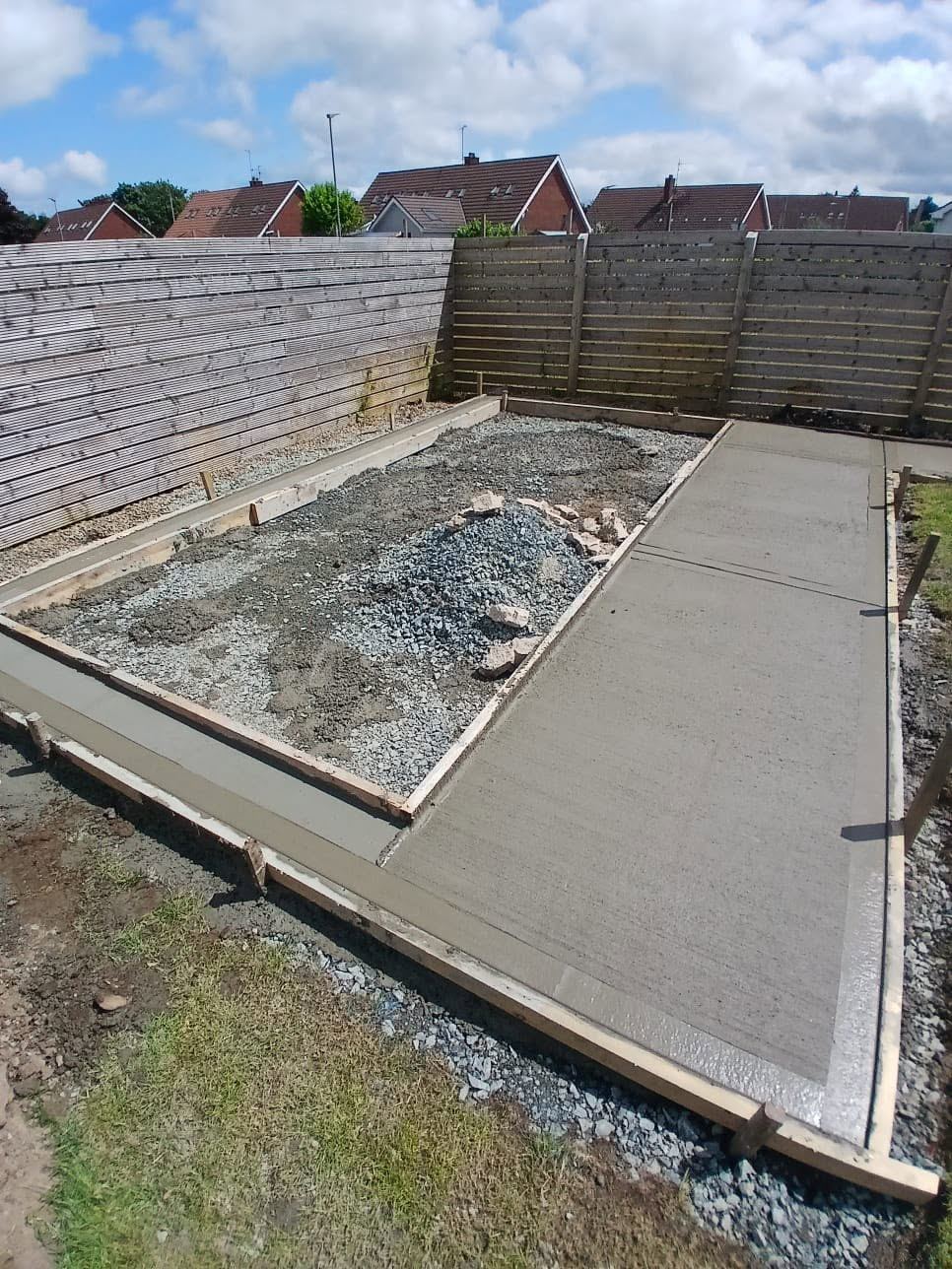Groundworks concrete pour